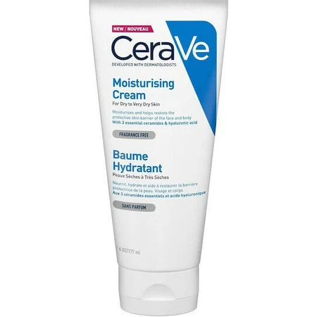 CeraVe Moisturising Cream Зволожуючий крем для тіла для сухої/дуже сухої шкіри 177мл: ціни та характеристики