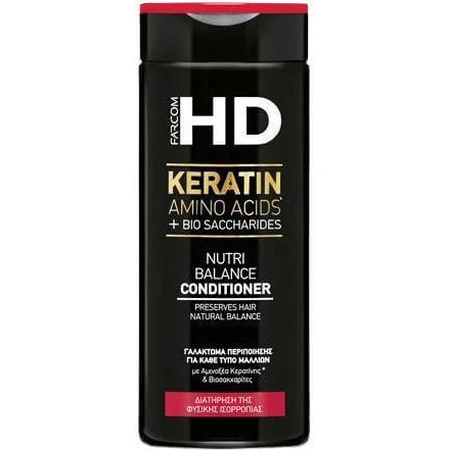 Farcom HD Keratin Amino Acids & Bio Saccharides Восстанавливающий/питательный кондиционер для всех типов волос 330 мл: цены и характеристики