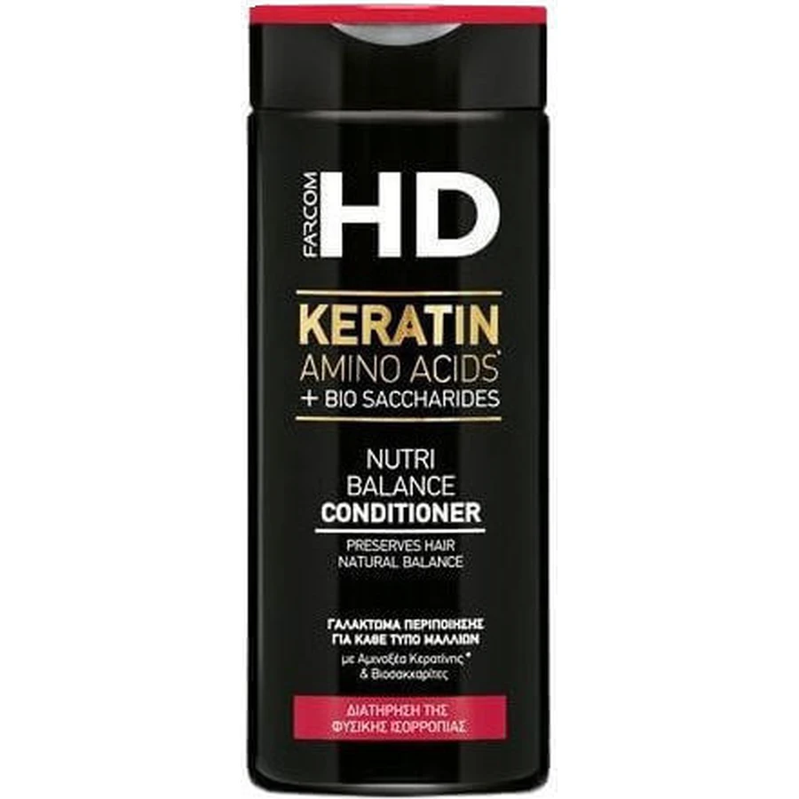 Farcom HD Keratin Amino Acids & Bio Saccharides Восстанавливающий/питательный кондиционер для всех типов волос 330 мл: цены и характеристики