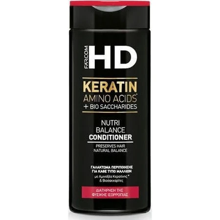 Farcom HD Keratin Amino Acids & Bio Saccharides Восстанавливающий/питательный кондиционер для всех типов волос 330 мл: цены и характеристики