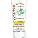 Coverderm Filteray Plus 2 в 1 Тонирующий бежевый крем для жирной кожи Водонепроницаемый солнцезащитный крем для лица SPF50 с пигментом 50 мл: цены и характеристики