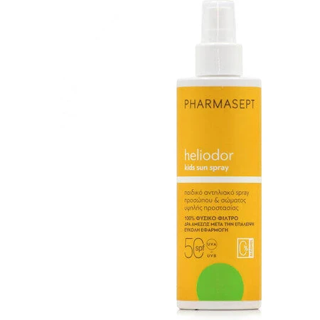 Pharmasept Геліодор Геліодор Водостійкий дитячий сонцезахисний крем-спрей SPF50 165мл: ціни та характеристики