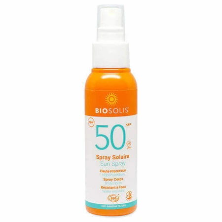 Biosolis Sun Солнцезащитный лосьон для тела SPF50 спрей 100 мл: цены и характеристики