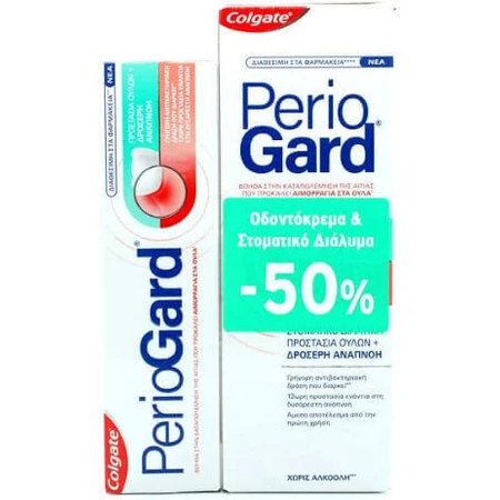 Colgate Periogard Ополаскиватель для рта 400 мл и Зубная паста 75 мл Ополаскиватель для рта: цены и характеристики