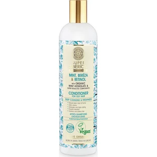 Natura Siberica Super Siberica Кондиціонер проти лупи з м'ятою, пивом та ретинолом для жирного волосся 400 мл