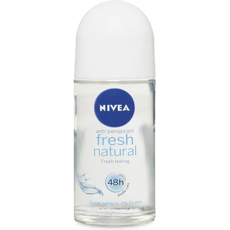 Nivea Fresh Свежесть Натуральный антиперспирант-дезодорант 48ч ролл-он 50мл: цены и характеристики