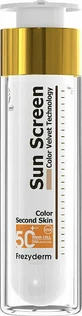 Frezyderm Sun Screen Color Velvet Водостійкий сонцезахисний крем для обличчя SPF50+ з пігментом 50 мл