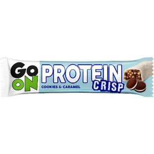 Go On Nutrition Протеиновый хрустящий батончик с 20% белка и вкусом печенья Карамель 50 гр.