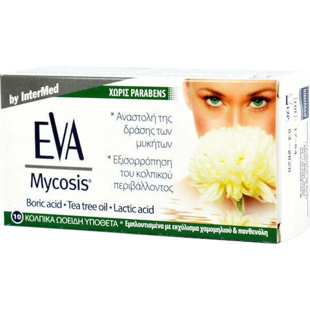 InterMed Eva Mycosis Ovules Засоби гігієни для інтимної гігієни 10шт: ціни та характеристики