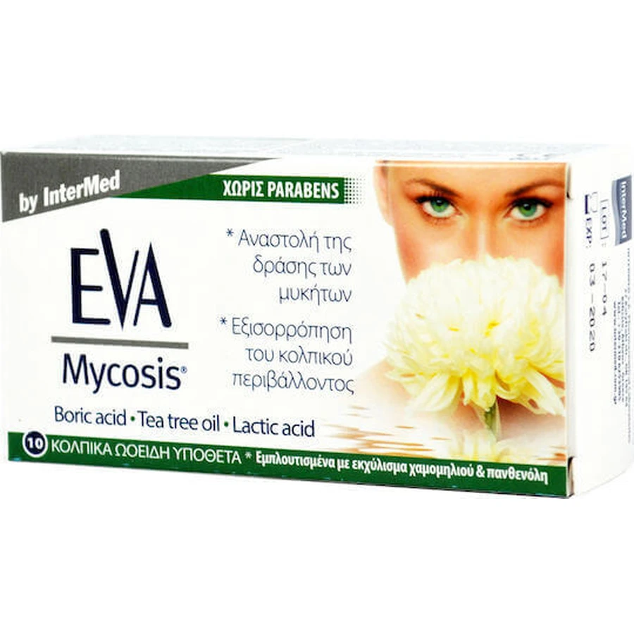 InterMed Eva Mycosis Ovules Засоби гігієни для інтимної гігієни 10шт: ціни та характеристики