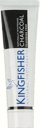 Kingfisher Charcoal Натуральна відбілююча зубна паста з активованим вугіллям та безфторною відбілюючою зубною пастою 100мл