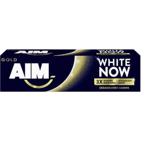 AIM Gold White Now Отбеливающая зубная паста 75 мл: цены и характеристики