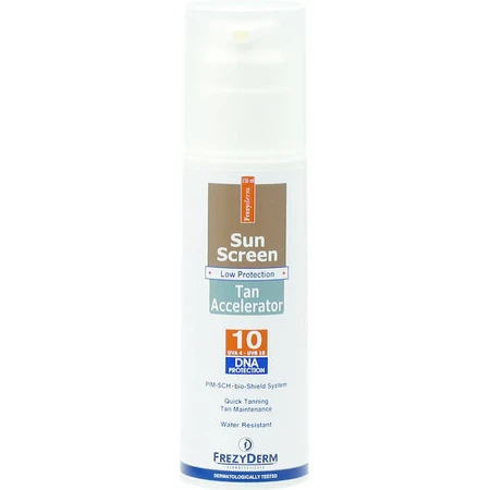Frezyderm Sun Screen Sun Accelerator Солнцезащитный лосьон для тела SPF10 150 мл: цены и характеристики
