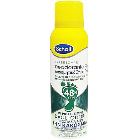 Scholl Expert Care Foot Deodorant Дезодорант 48 часов в виде спрея 150 мл: цены и характеристики