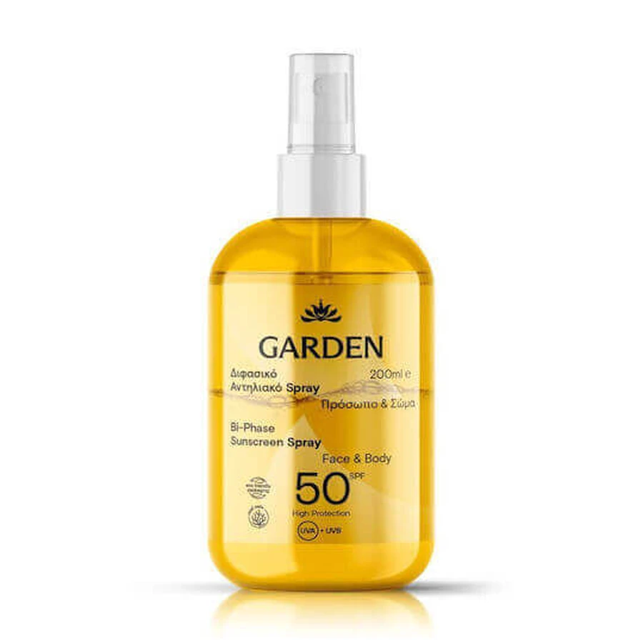 Garden Двухфазный солнцезащитный крем для лица и тела SPF50 200 мл: цены и характеристики