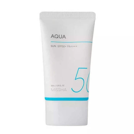 Missha Aqua Водостійкий сонцезахисний крем для обличчя SPF50 50 мл: ціни та характеристики