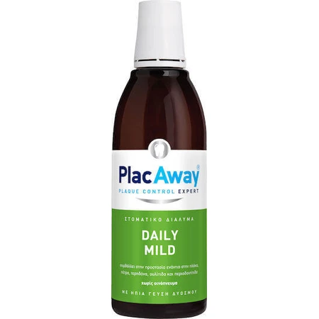Ополіскувач для порожнини рота PlacAway Daily Mild з м'яким м'ятним смаком Щоденний захист: ціни та характеристики