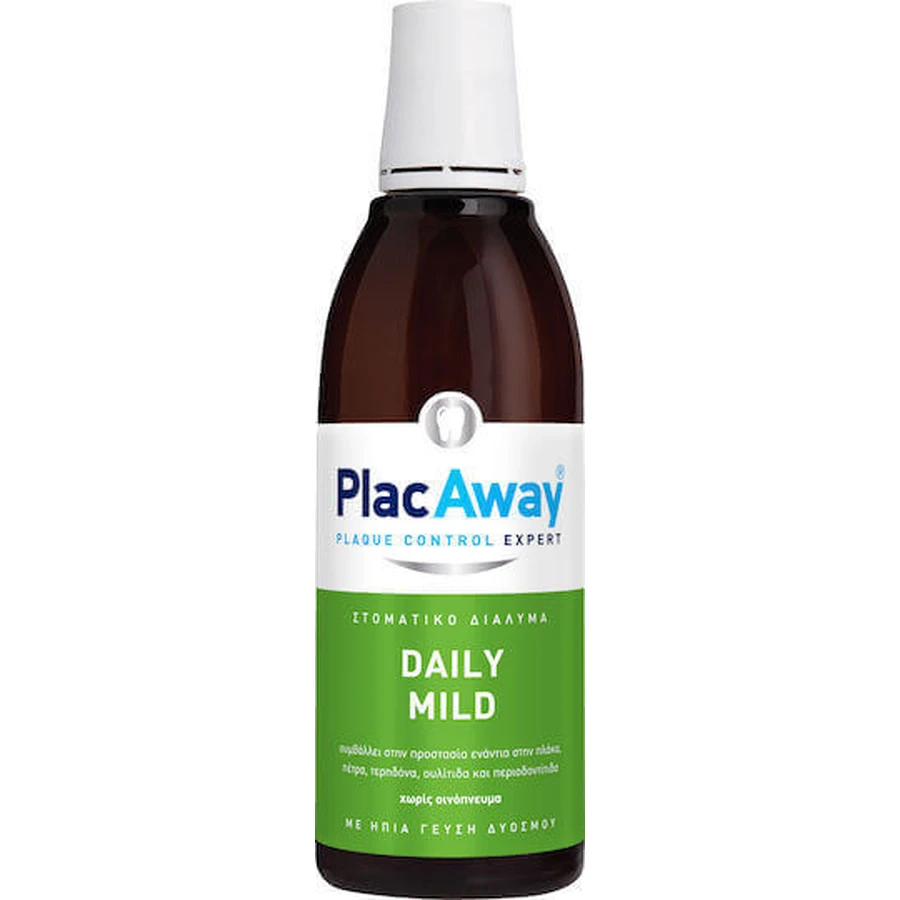 Ополіскувач для порожнини рота PlacAway Daily Mild з м'яким м'ятним смаком Щоденний захист: ціни та характеристики