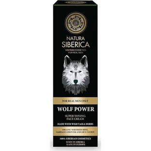 Natura Siberica Men Wolf Power Зволожуючий крем для обличчя для чоловіків 24 години з пантенолом 50 мл