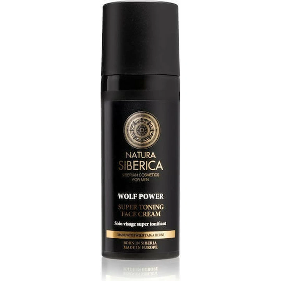Natura Siberica Men Wolf Power Зволожуючий крем для обличчя для чоловіків 24 години з пантенолом 50 мл: ціни та характеристики