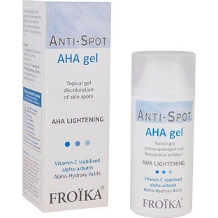 Froika Anti-Spot AHA 24h Дневной гель для лица с SPF30 для увлажнения, устранения несовершенств и пигментных пятен с витамином С 30 мл