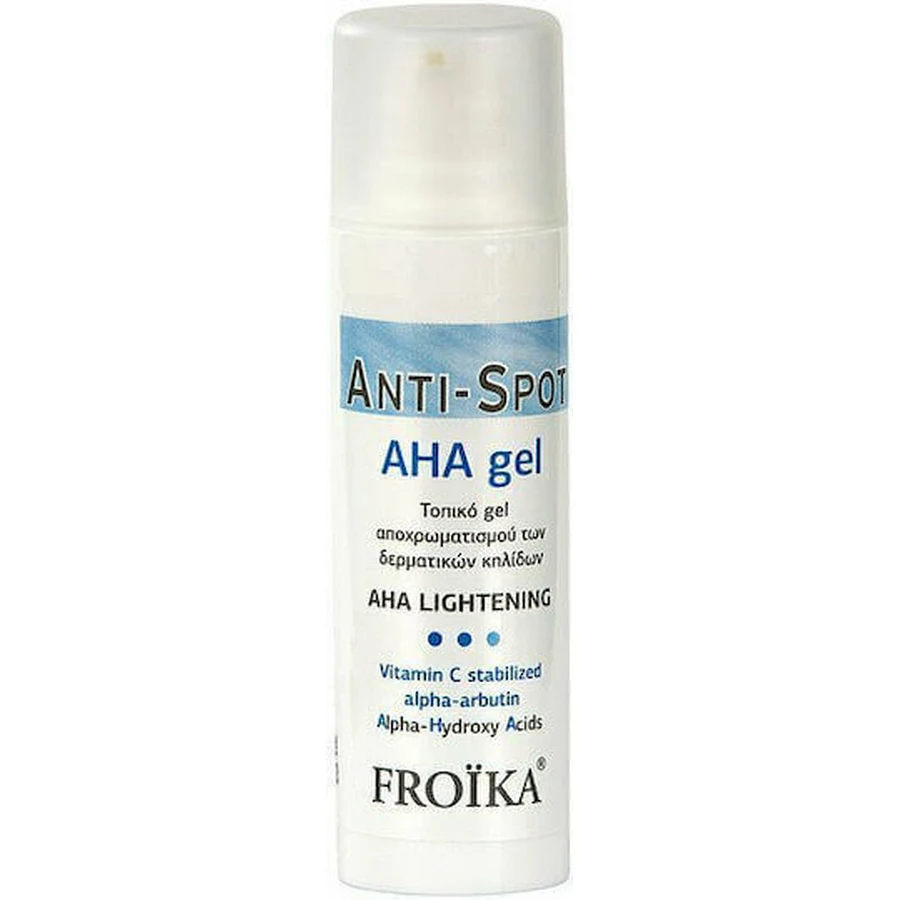 Froika Anti-Spot AHA 24h Дневной гель для лица с SPF30 для увлажнения, устранения несовершенств и пигментных пятен с витамином С 30 мл: цены и характеристики