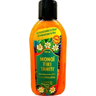 Monoi Tiki Tahiti Monoi Oil Coco Seduction Солнцезащитное масло для лица и тела SPF3 120 мл