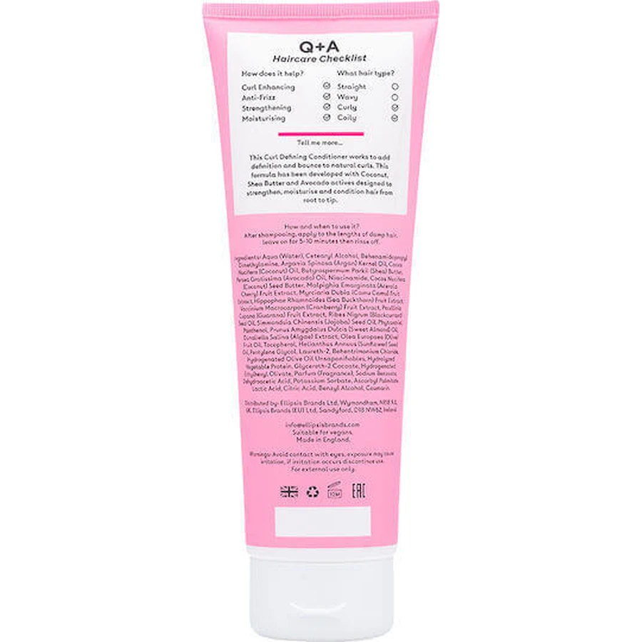 Q+A Natural Skincare Кондиціонер для кучерявого волосся 250 мл: ціни та характеристики