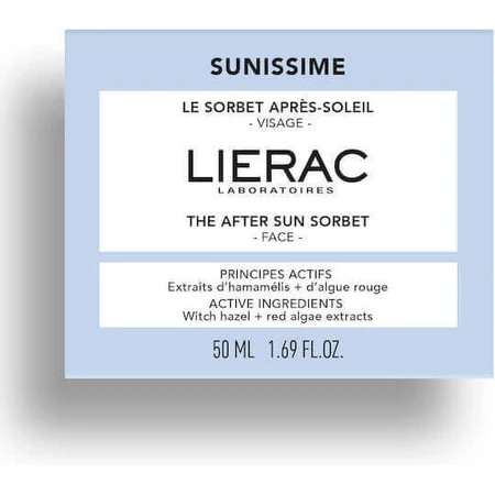Lierac Sunissime The After Sun Sorbet Крем для обличчя після засмаги з маслом ши 50 мл: ціни та характеристики