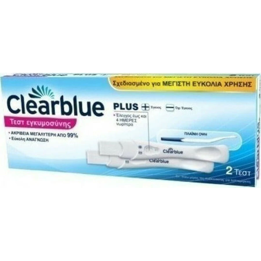 Тест на беременность Clearblue Plus 2buc: цены и характеристики