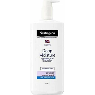 Зволожуючий лосьйон для тіла Neutrogena Deep Moisture без аромату для сухої та чутливої шкіри 400 мл