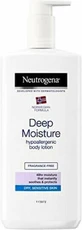 Neutrogena Deep Moisture Увлажняющий лосьон для тела без отдушек для сухой и чувствительной кожи 400 мл