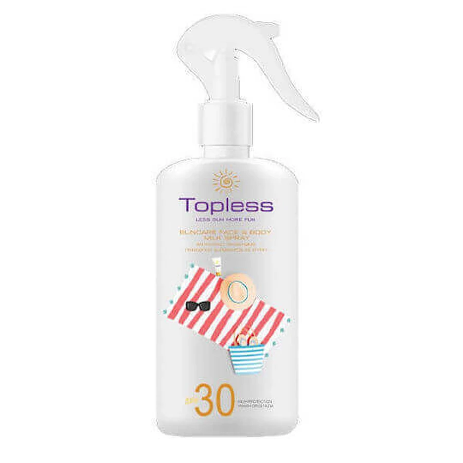 Topless Suncare Сонцезахисний крем для обличчя та тіла SPF30 250мл: ціни та характеристики