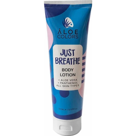Aloe Colors Just Breath Увлажняющий лосьон для тела с алоэ вера для чувствительной кожи 150 мл: цены и характеристики