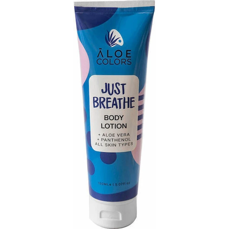 Aloe Colors Just Breath Увлажняющий лосьон для тела с алоэ вера для чувствительной кожи 150 мл: цены и характеристики