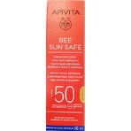 Apivita Bee Sun Safe Водостійкий крем для обличчя проти зморшок і старіння SPF50 з пігментним відтінком 50 мл: ціни та характеристики