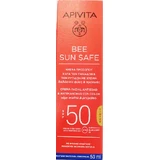 Apivita Bee Sun Safe Waterproof Anti-Wrinkle and Anti-Ageing Face Cream SPF50 with Pigment Tinted 50ml