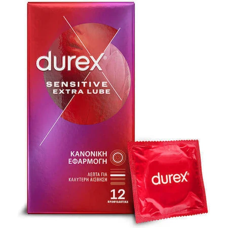 Durex Преконсервант Durex Sensitive Sensitive Extra Lube Преконсервант 12шт: ціни та характеристики