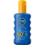Nivea Sun Kids Protect & Care Водостійкий дитячий сонцезахисний крем-спрей SPF50 200 мл: ціни та характеристики