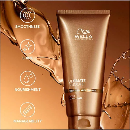 Кондиціонер для збереження гладкого кольору Wella Ultimate Smooth для фарбованого волосся 200 мл: ціни та характеристики
