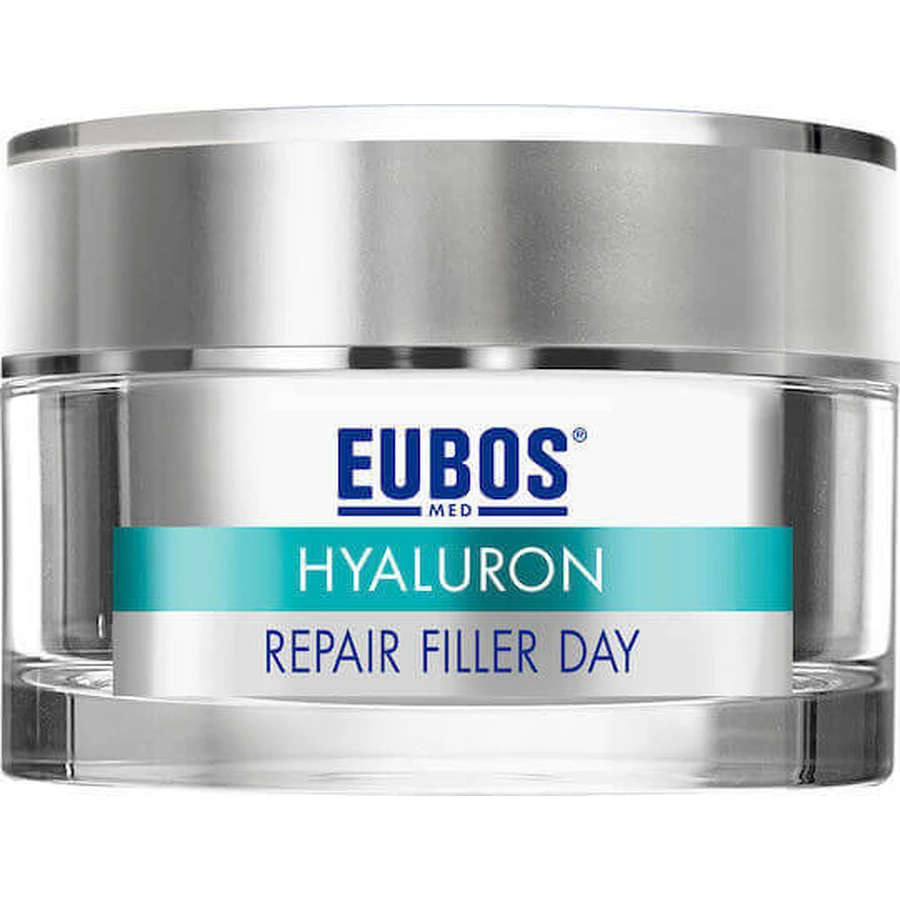 Eubos Hyaluron Repair Filler Увлажняющий, антивозрастной и тонизирующий дневной крем для лица с гиалуроновой кислотой и пептидами 50 мл: цены и характеристики