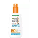 Garnier Sensitive Водостойкий детский солнцезащитный крем-спрей SPF50 200 мл