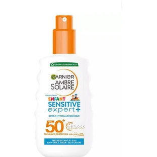 Garnier Sensitive Водостойкий детский солнцезащитный крем-спрей SPF50 200 мл