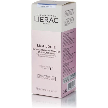 Lierac Lumilogie 24-годинний флюїдний крем для обличчя проти пігментних плям з ніацинамідом 2х15мл: ціни та характеристики