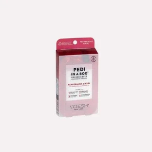 Voesh Pedi In A Box Peppermint Swirl Deluxe Moisturising Foot Salts 1 Piece