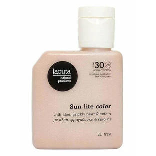 Laouta Natural Products Sun-lite Солнцезащитное масло для лица SPF30 с пигментом 50 мл