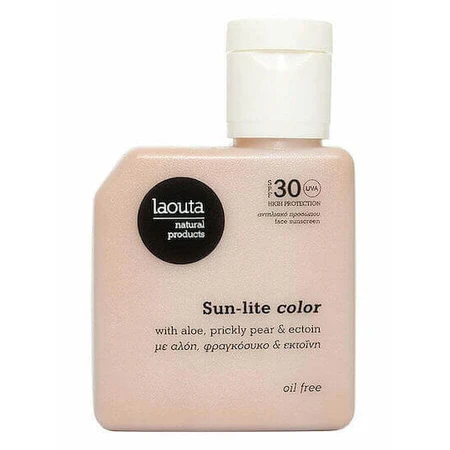Laouta Natural Products Sun-lite Солнцезащитное масло для лица SPF30 с пигментом 50 мл: цены и характеристики