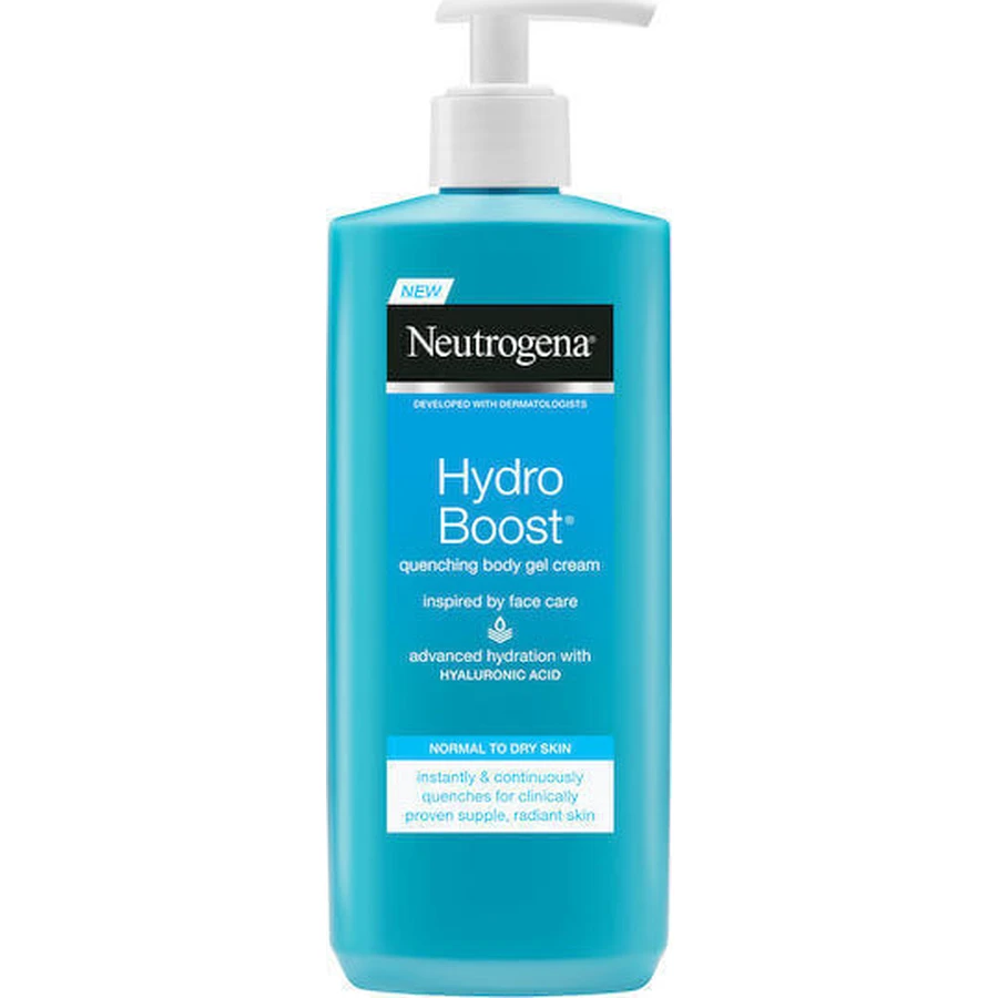 Зволожуючий гель для тіла Neutrogena Hydro Boost з гіалуроновою кислотою для сухої та чутливої шкіри 250 мл: ціни та характеристики
