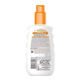 Garnier Ambre Solaire 24-годинний захист Зволожуючий водостійкий сонцезахисний лосьйон-спрей для тіла SPF30 Лосьйон-спрей для тіла SPF30 200 мл