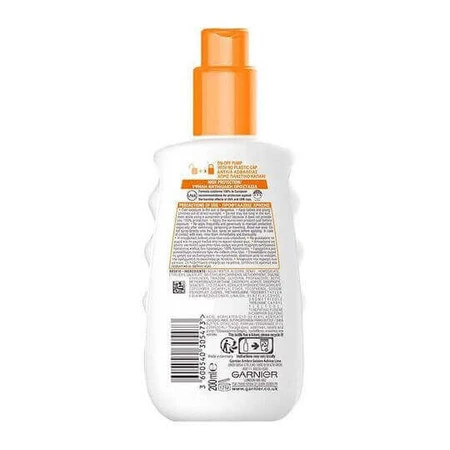 Garnier Ambre Solaire 24-годинний захист Зволожуючий водостійкий сонцезахисний лосьйон-спрей для тіла SPF30 Лосьйон-спрей для тіла SPF30 200 мл: ціни та характеристики